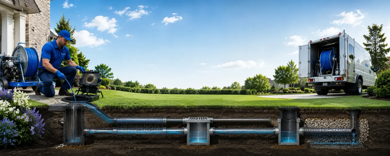 Outdoor drain cleaning information for Middle Brook, MO